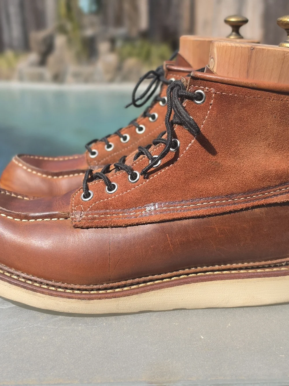 Red Wing Shoes X Todd Snyder Irish Setter 4314 Moc Toe Boots Size 8D